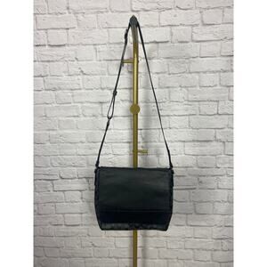 Authentic Coach Houston Map Bag In Signature Canvas and Leather Unisex